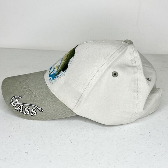 Shade Shack Just Hook Em Embroidered Big Bass Fishing Cap‎ With Neck Shade - Picture 4 of 6